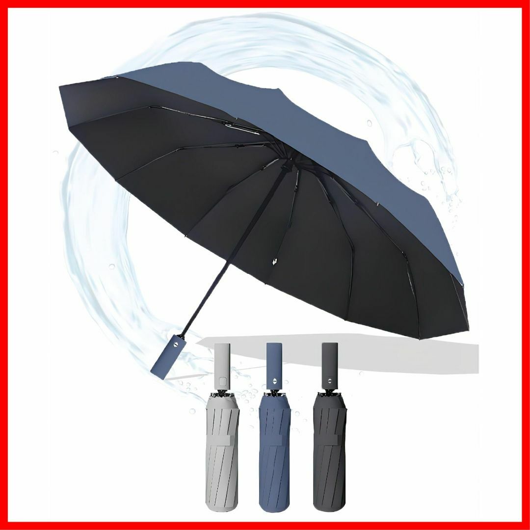【色:ネイビー】折りたたみ傘【2023年最新】折り畳み傘 晴雨兼用傘 大きい 日