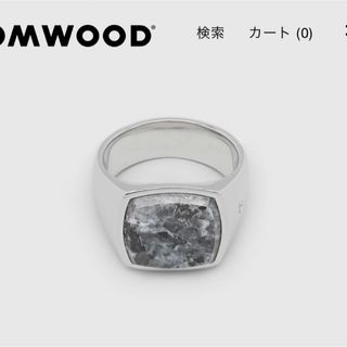 TOMWOOD Cushion Larvikite リング(リング(指輪))