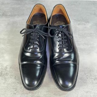 【新品未使用】 GRENSON グレンソン 革靴 レザーシューズ 紳士靴 ビジネスシューズ CAMBRIDGE ストレートチップ 113864 【9H：約28cm/BLACK CALF】