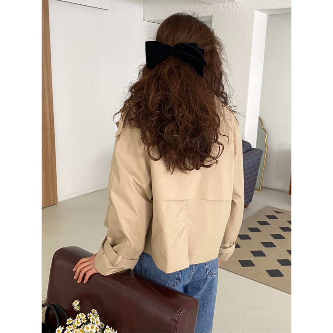 Samoyed サモエド / Shy Girl Ribbon Barretta レディースのヘアアクセサリー(バレッタ/ヘアクリップ)の商品写真