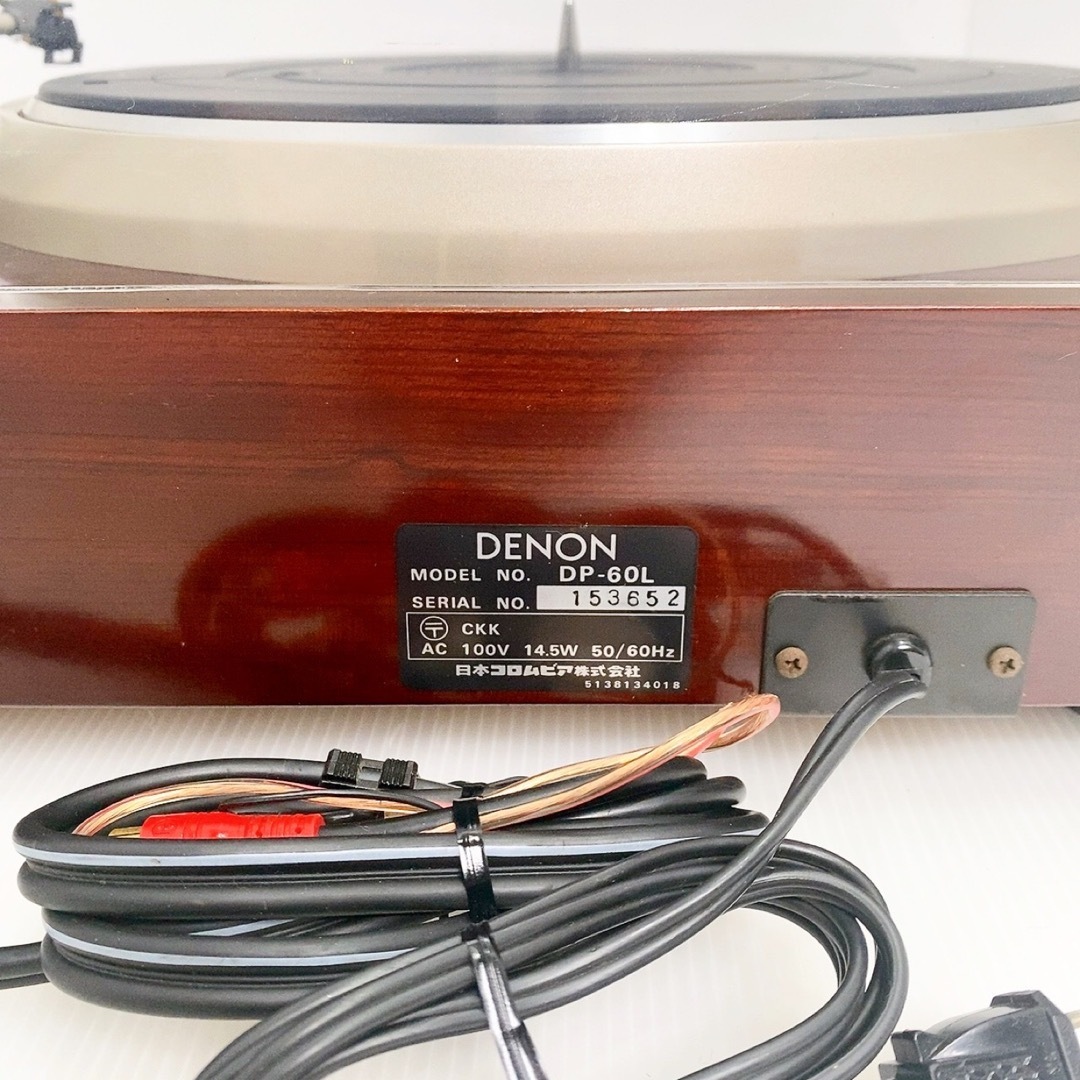 【希少】DENON デノン  DP-60L ターンテーブル レコードプレーヤー