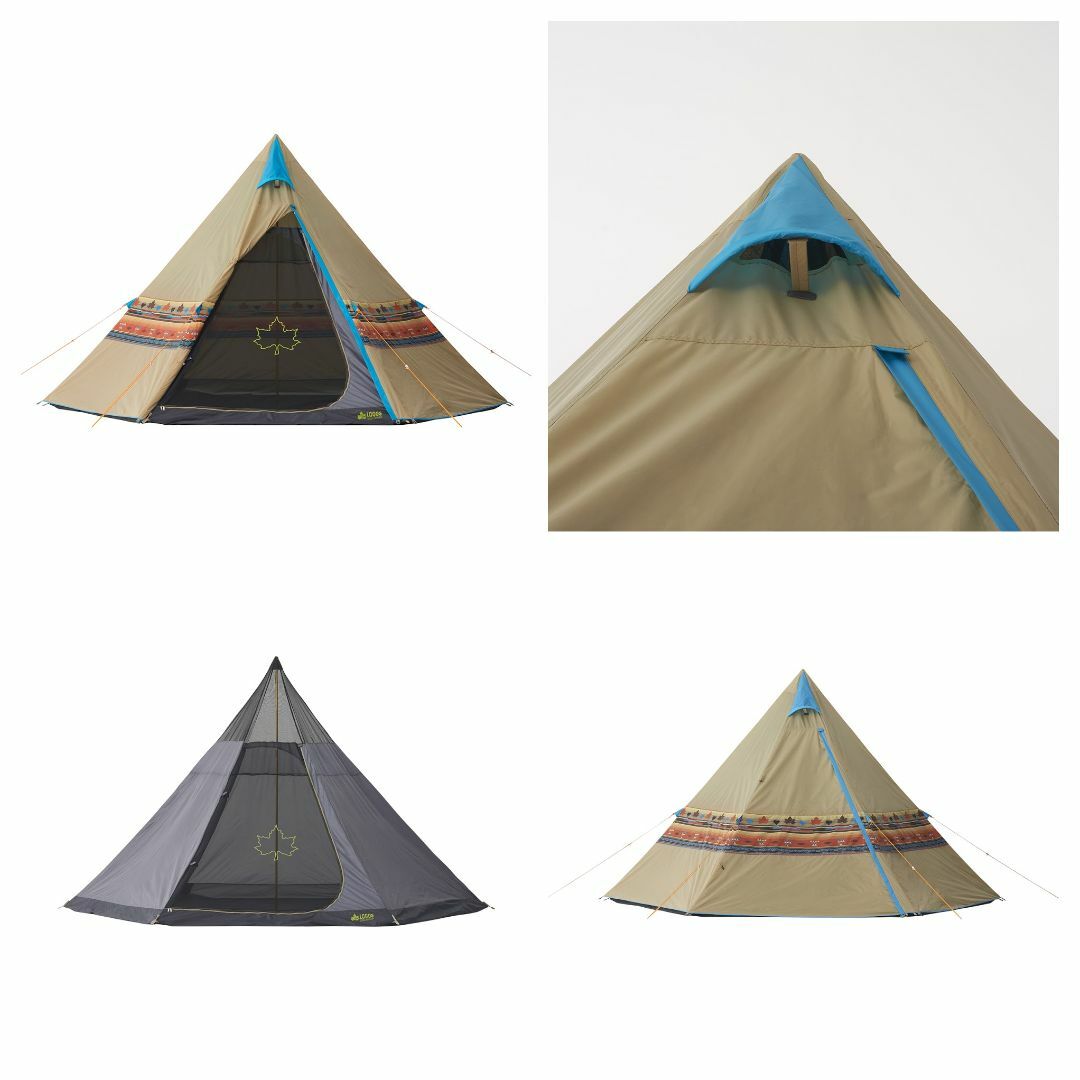 ☆新品☆ LOGOS ナバホ Tepee 400 セット-BB テント/タープ ☆新品☆ LOGOS ナバホ Tepee 400 セット-BB テント/タープ