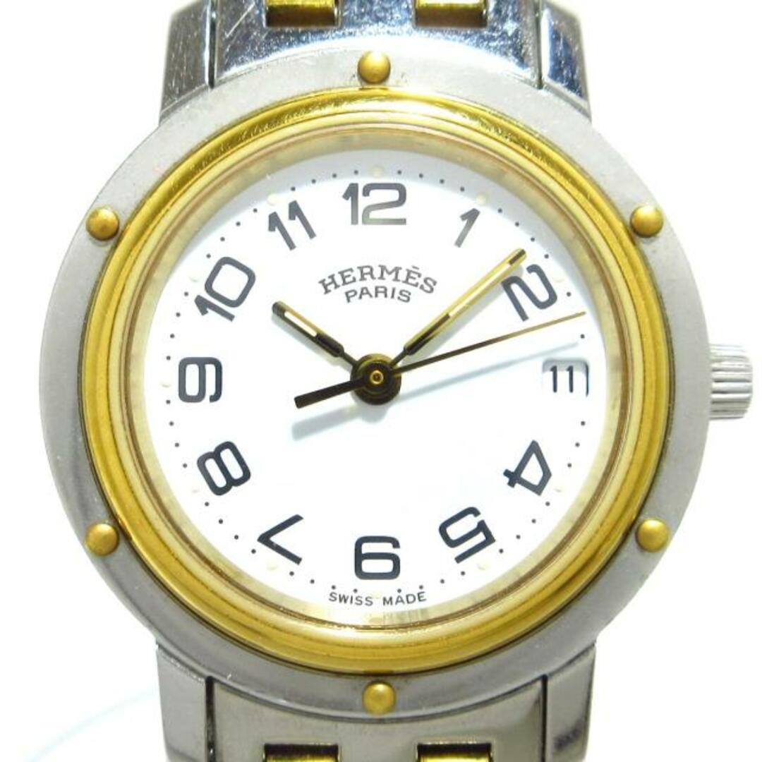 エルメス 腕時計 クリッパー CL3.240 白