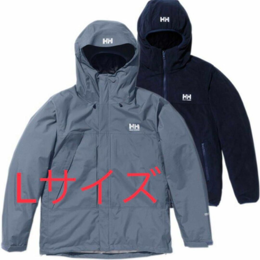 HELLY HANSEN - ヘリーハンセン スカンザ3ウェイジャケット Lサイズ