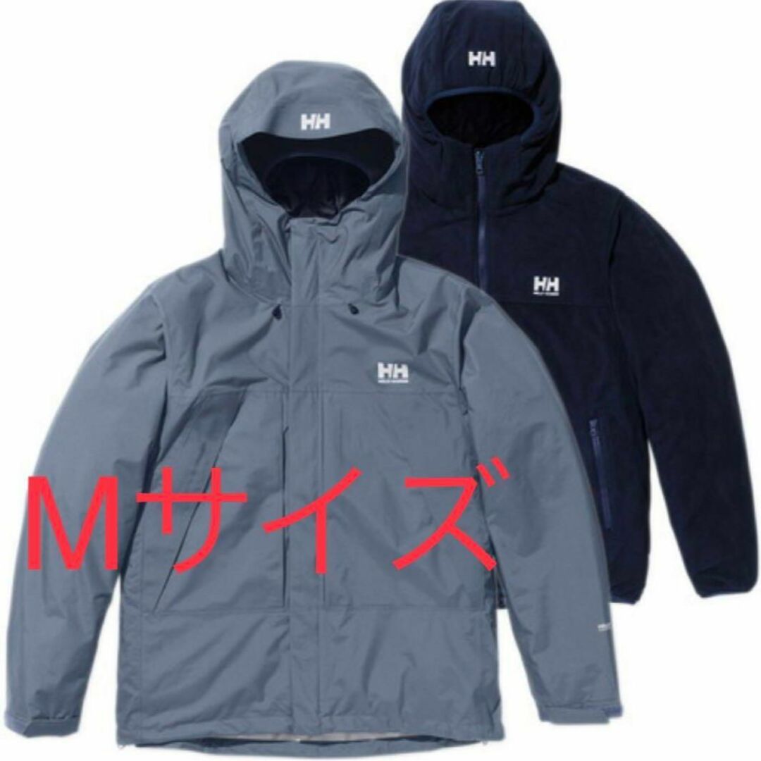 ヘリーハンセン　HELLY　HANSEN　 スカンザジャケット　XL　ボーダー