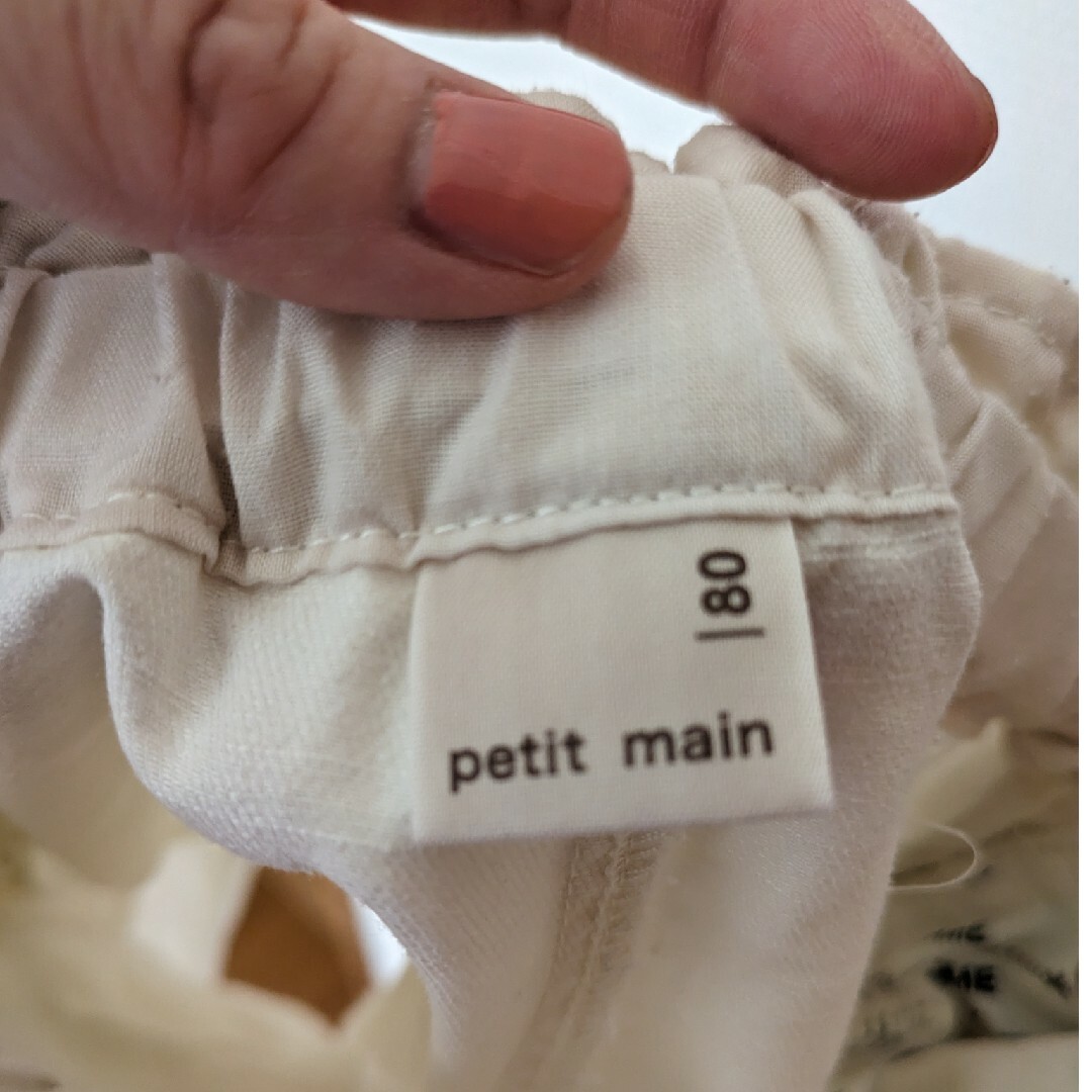 petit main(プティマイン)のショートパンツ キッズ/ベビー/マタニティのベビー服(~85cm)(パンツ)の商品写真