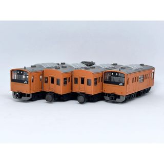 バンダイ(BANDAI)のBトレインショーティー　JR東日本　201系　中央線　オレンジ　4両(鉄道模型)