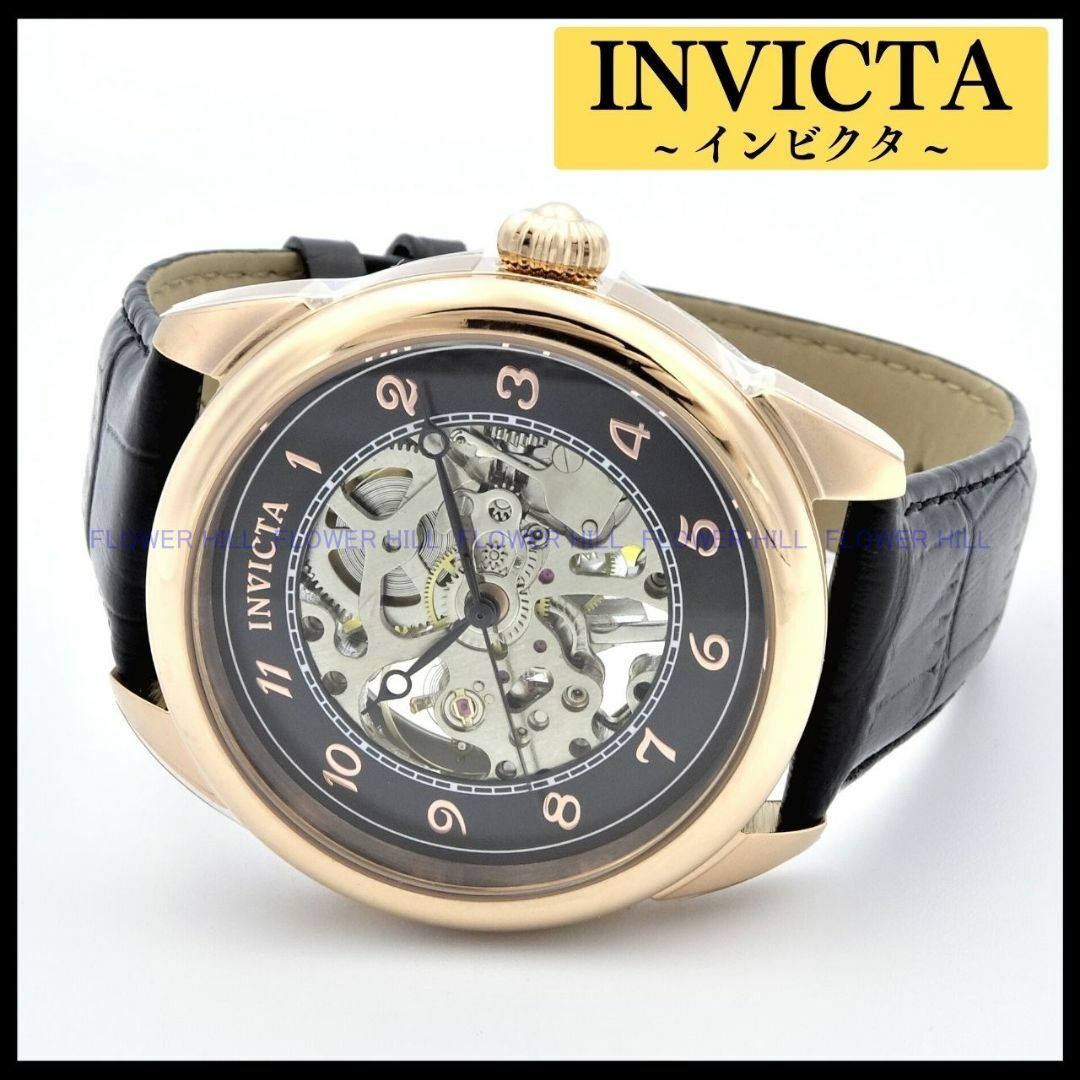 人気 31309 腕時計 INVICTA Specialty レザーバンド 手巻き 腕時計(アナログ)
