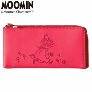 ムーミン(MOOMIN)のムーミン 本革 ラウンドファスナー 長財布 ミイ(レッド)　リトルミイ(財布)