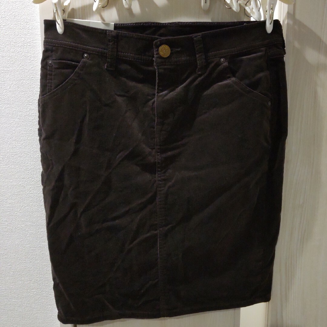 ユニクロ☆コーデュロイスカート レディースのスカート(ひざ丈スカート)の商品写真