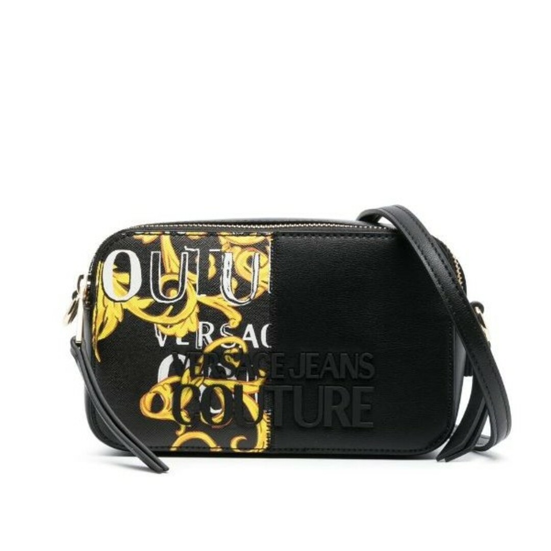 VERSACE JEANS COUTURE ショルダーバッグ ブラック - ショルダーバッグ