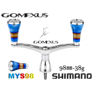 GOMEXUS - ゴメクサス 98mm チタン製 シマノ ダブルハンドル ステラ