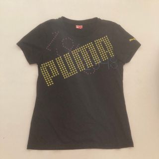 プーマ(PUMA)の【PUMA】プーマ半袖スターロゴTシャツ/黒/星(ウェア)