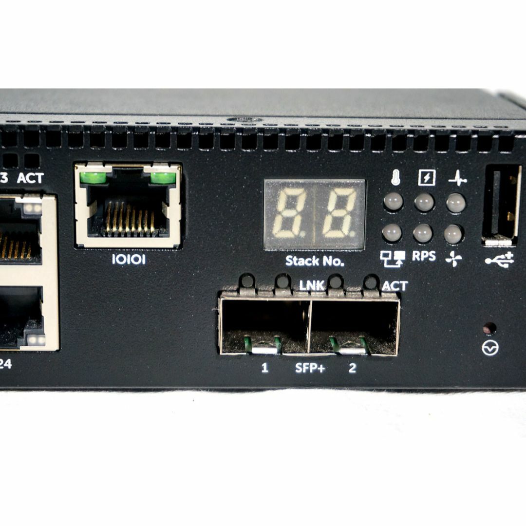 PC周辺機器DELL 高性能レイヤー3スイッチ N2024 光ファイバー接続対応可能