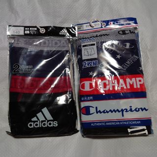 アディダス(adidas)の新品　adidas　Champion　ボクサーブリーフ　140　 2枚組2セット(下着)