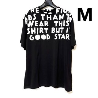 マルタンマルジェラ(Maison Martin Margiela)の新品 Maison Margiela オーバーサイズ エイズT BLK M(Tシャツ(半袖/袖なし))