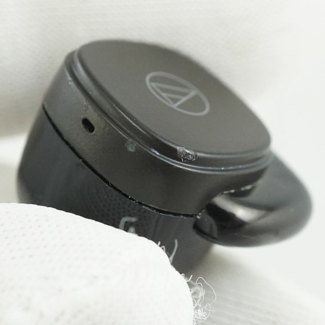 audio-technica(オーディオテクニカ)のaudio-technica ATH-SQ1TW 左右イヤホンのみ USED品 オーディオテクニカ 両耳 LR ワイヤレス IPX4 マイク ブラック 完動品 S V8807 スマホ/家電/カメラのオーディオ機器(ヘッドフォン/イヤフォン)の商品写真