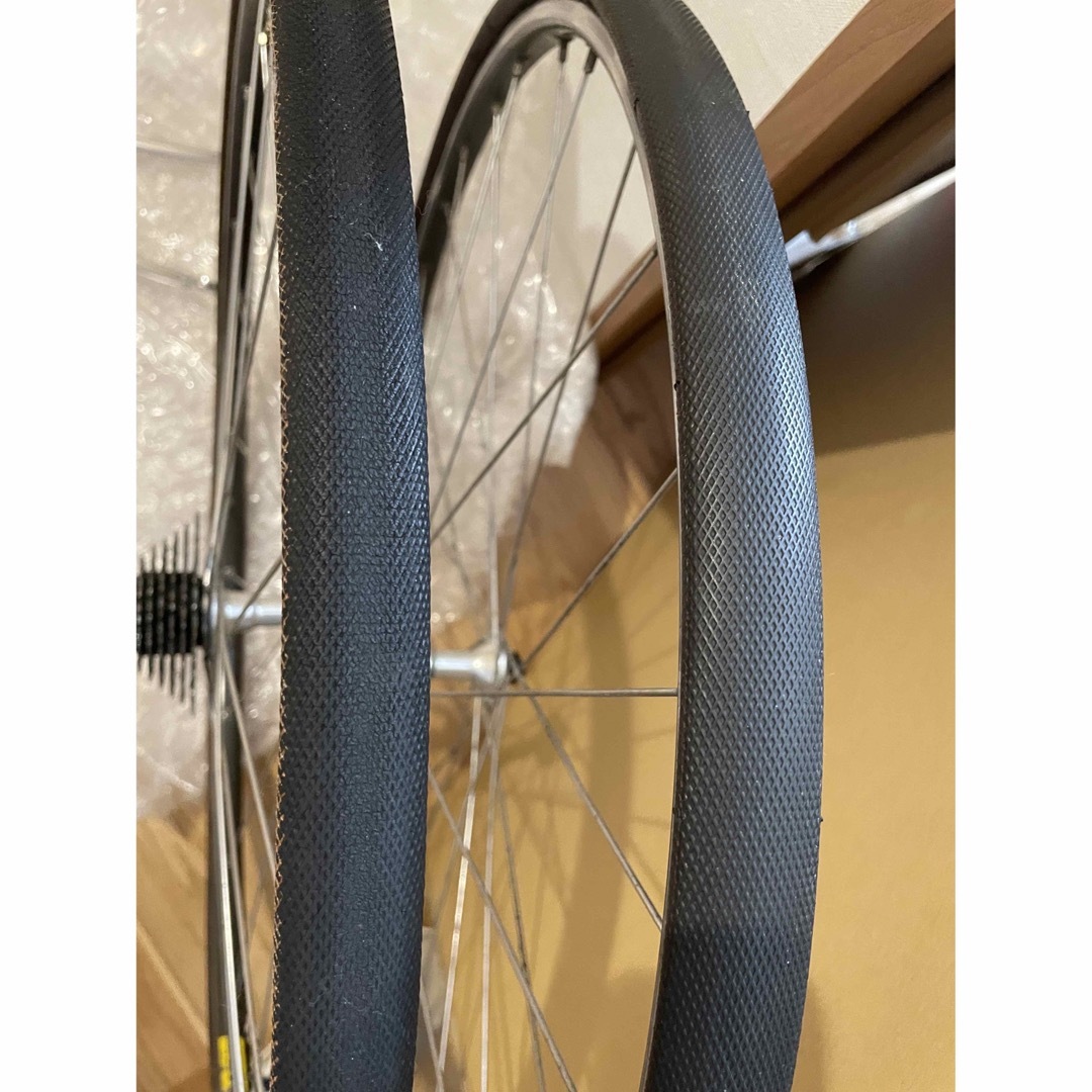 コンチネンタル(コンチネンタル)の700Cチューブラーホイール+タイヤ、メッキフォーク スポーツ/アウトドアの自転車(パーツ)の商品写真