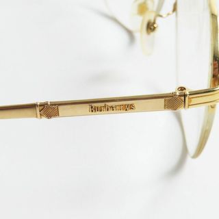 BURBERRY - 良品○Burberrys バーバリー K18 ハーフリム ツーブリッジ