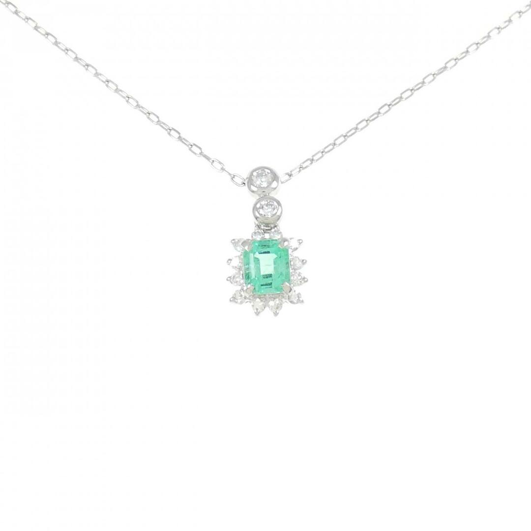 PT エメラルド ネックレス 0.48CT