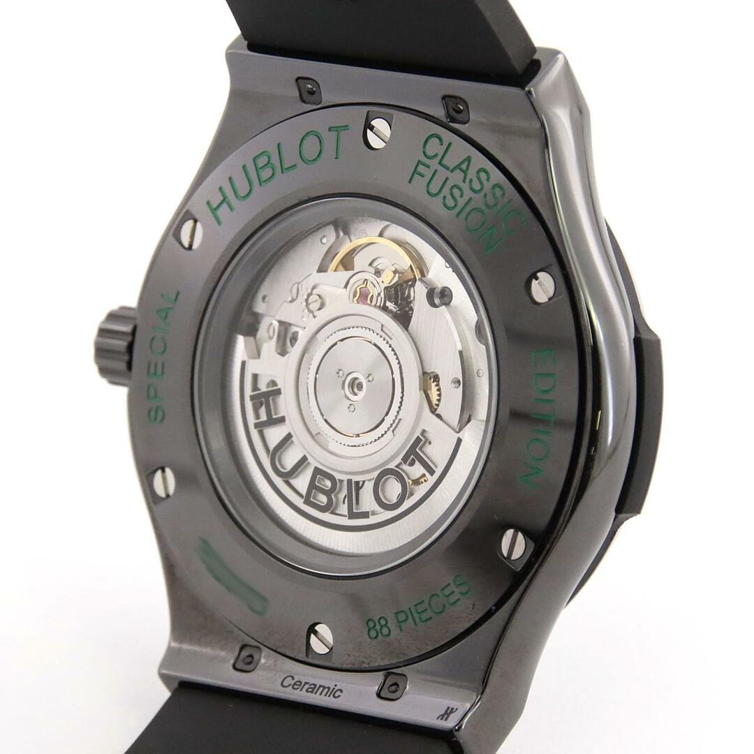 HUBLOT(ウブロ)のウブロ クラシックフュージョンブラックセラミックブリティッシュグリーン 511.CM.5270.RX.MYOS セラミック 自動巻 メンズの時計(腕時計(アナログ))の商品写真