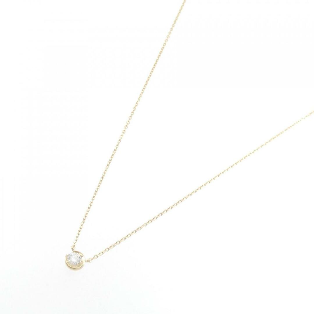 スタージュエリー ムーンセッティング ネックレス 0.10CT