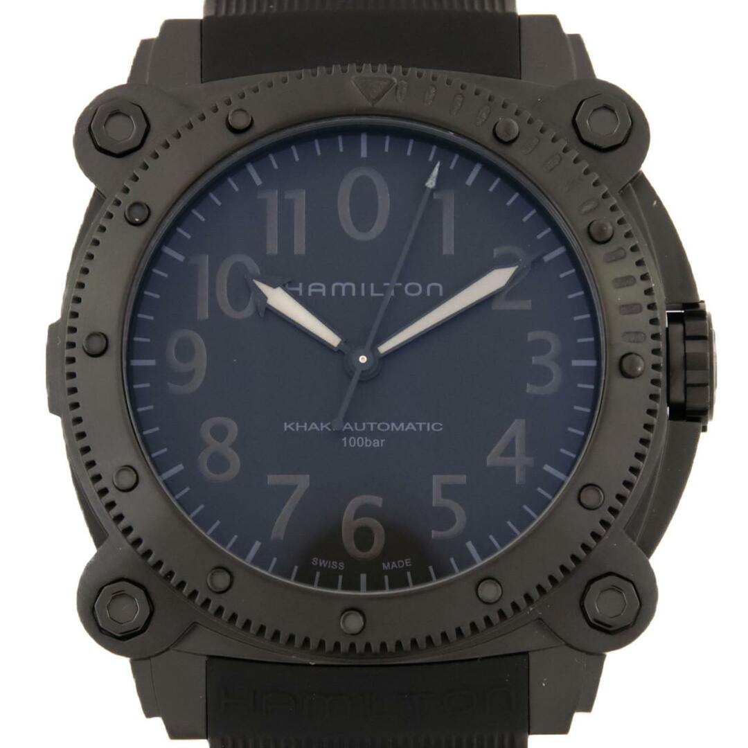 Hamilton(ハミルトン)の【新品】ハミルトン カーキ ネイビービロウゼロPVD H785050/H78505330 TI 自動巻 メンズの時計(腕時計(アナログ))の商品写真