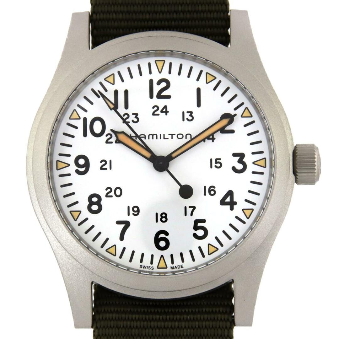 腕時計(アナログ)【新品】ハミルトン カーキフィールドメカニカル H695290/H69529913 SS 手巻