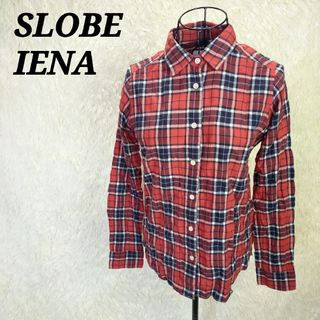 スローブイエナ(SLOBE IENA)のスローブイエナ【F】長袖シャツ チェックシャツ トップス コットン 赤 紺(シャツ/ブラウス(長袖/七分))