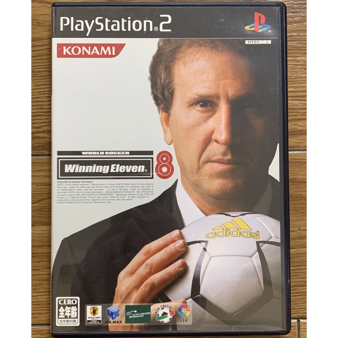 KONAMI(コナミ)のワールドサッカーウイニングイレブン8 PS2 エンタメ/ホビーのゲームソフト/ゲーム機本体(家庭用ゲームソフト)の商品写真