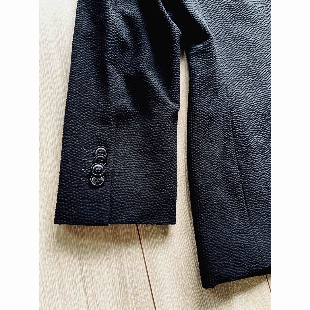 【夏物一掃SALE】【GIORGIO ARMANI】【訳あり】黒 スーツ（L） 6