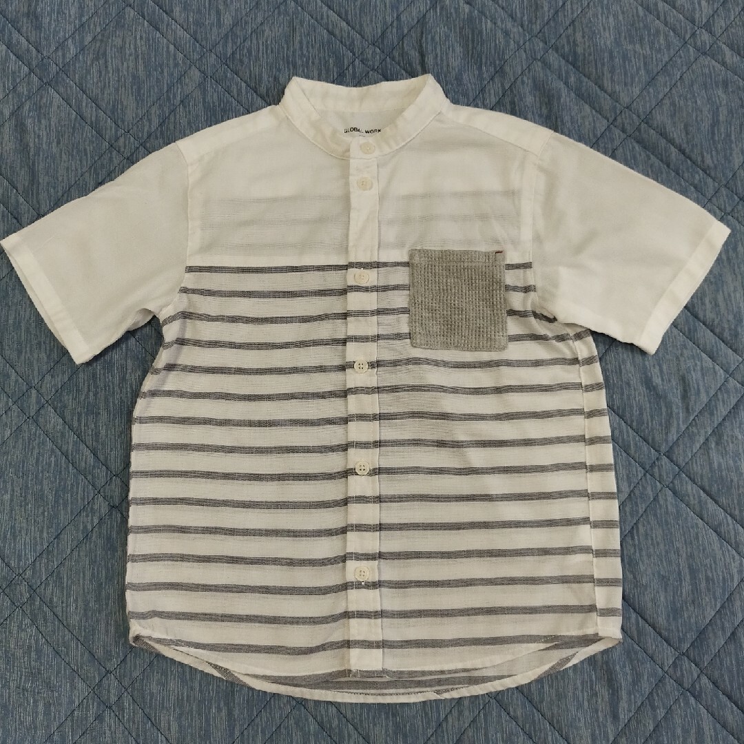 GLOBAL WORK(グローバルワーク)のGLOBAL WORK　半袖シャツ　130 キッズ/ベビー/マタニティのキッズ服男の子用(90cm~)(ブラウス)の商品写真