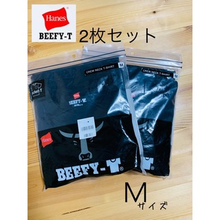 ヘインズ(Hanes)のビーフィー BEEFY H5190  半袖ポケット ブラック 2枚 Mサイズ(Tシャツ/カットソー(半袖/袖なし))