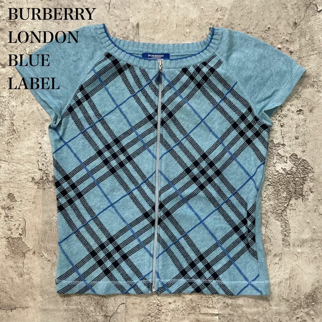 バーバリーブルーレーベルＢＵＲＢＥＲＲＹニットセーターロゴ入大幅値下人気ブランド