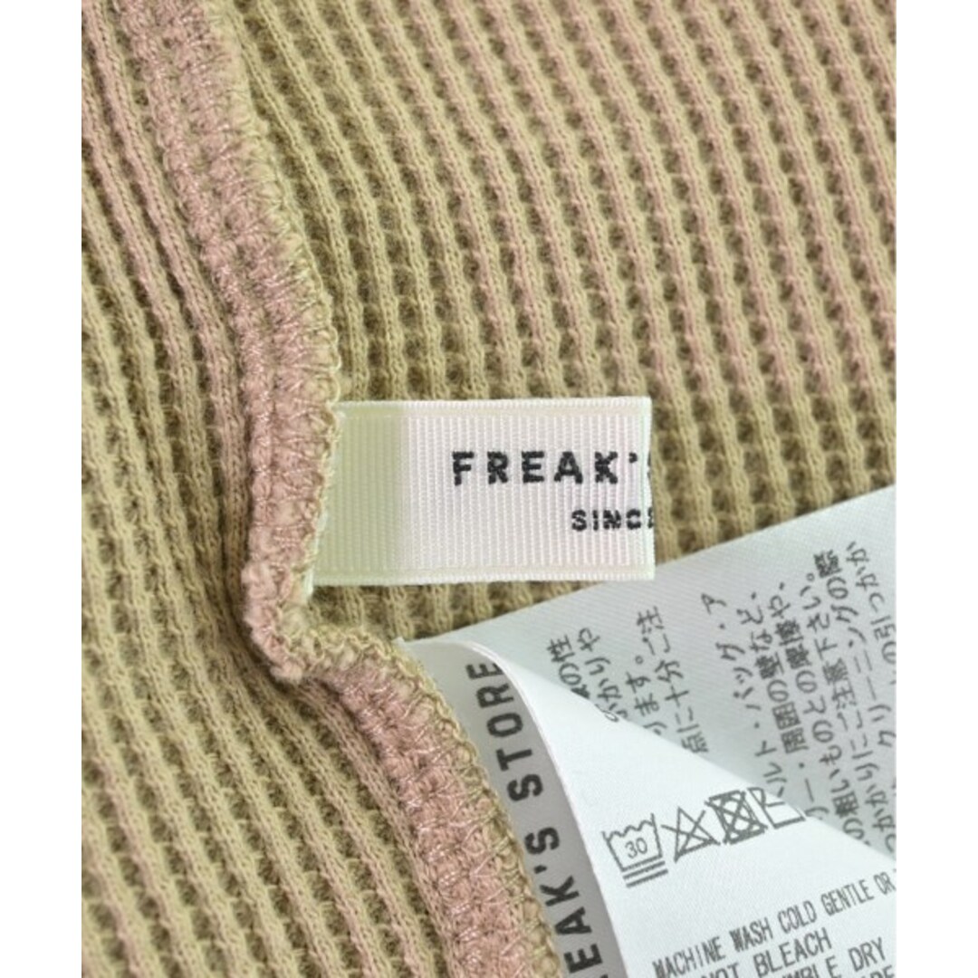 FREAK'S STORE(フリークスストア)のFREAK'S STORE フリークスストア タンクトップ F ベージュ 【古着】【中古】 レディースのトップス(タンクトップ)の商品写真