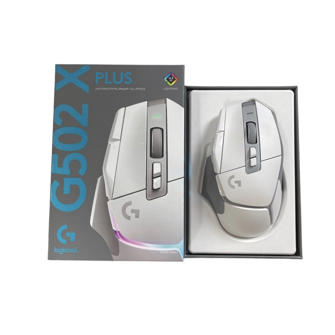 極美品】Logicool ロジクール G502X PLUS ワイヤレス RGB-