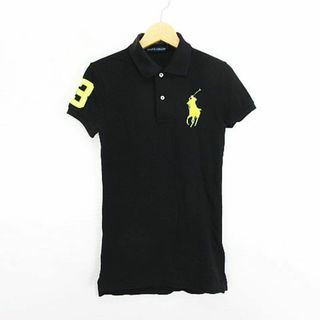 ラルフローレン(Ralph Lauren)のラルフローレン ポロシャツ 半袖 ビッグポニー ストレッチ XS ブラック(ポロシャツ)