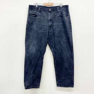 ラングラー(Wrangler)のUS古着 ラングラー Wrangler ブラック デニム パンツ テーパード RELAXED FIT サイズ：W40 L30 ビッグサイズ 97601CB 【中古】(スラックス/スーツパンツ)