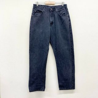 ラングラー(Wrangler)のUS古着 ラングラー Wrangler ブラック デニム パンツ テーパード サイズ：W33 L31.5 97601CB 【中古】(スラックス/スーツパンツ)