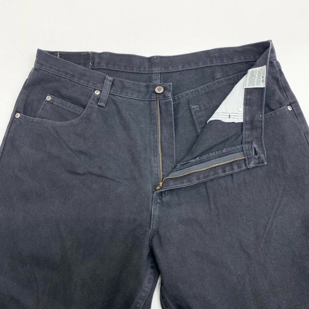 US古着 ラングラー Wrangler ブラック デニム パンツ テーパード RELAXED FIT サイズ：W38 L33 ビッグサイズ  97601CB 【中古】