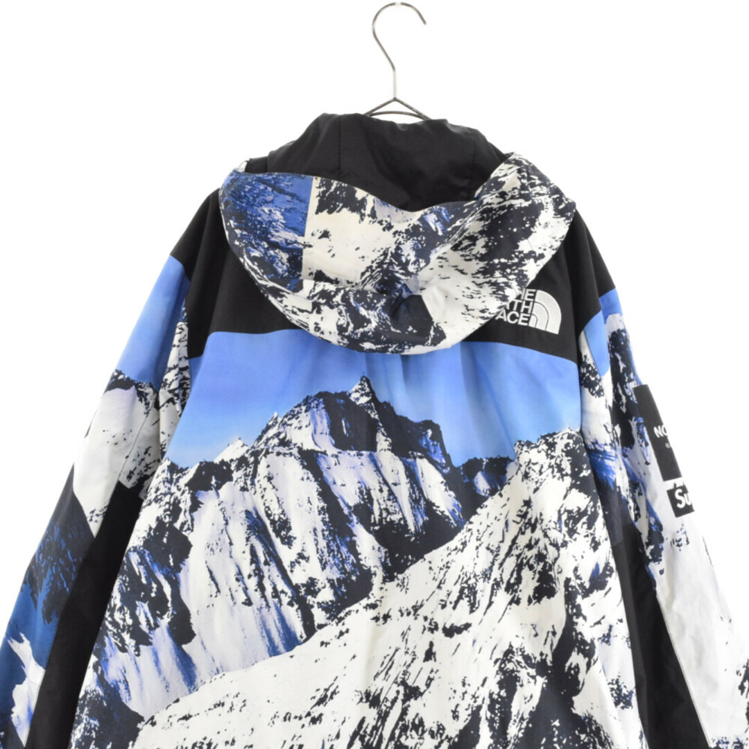 SUPREME シュプリーム 17AW ×THE NORTH FACE Mountain Parka ザノースフェイス 雪山マウンテンパーカー ジャケット ブルー/ホワイト NF0A3CAF