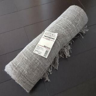 ムジルシリョウヒン(MUJI (無印良品))の無印良品　手紡ぎ手織り多用布　ネパール製(カーテン)