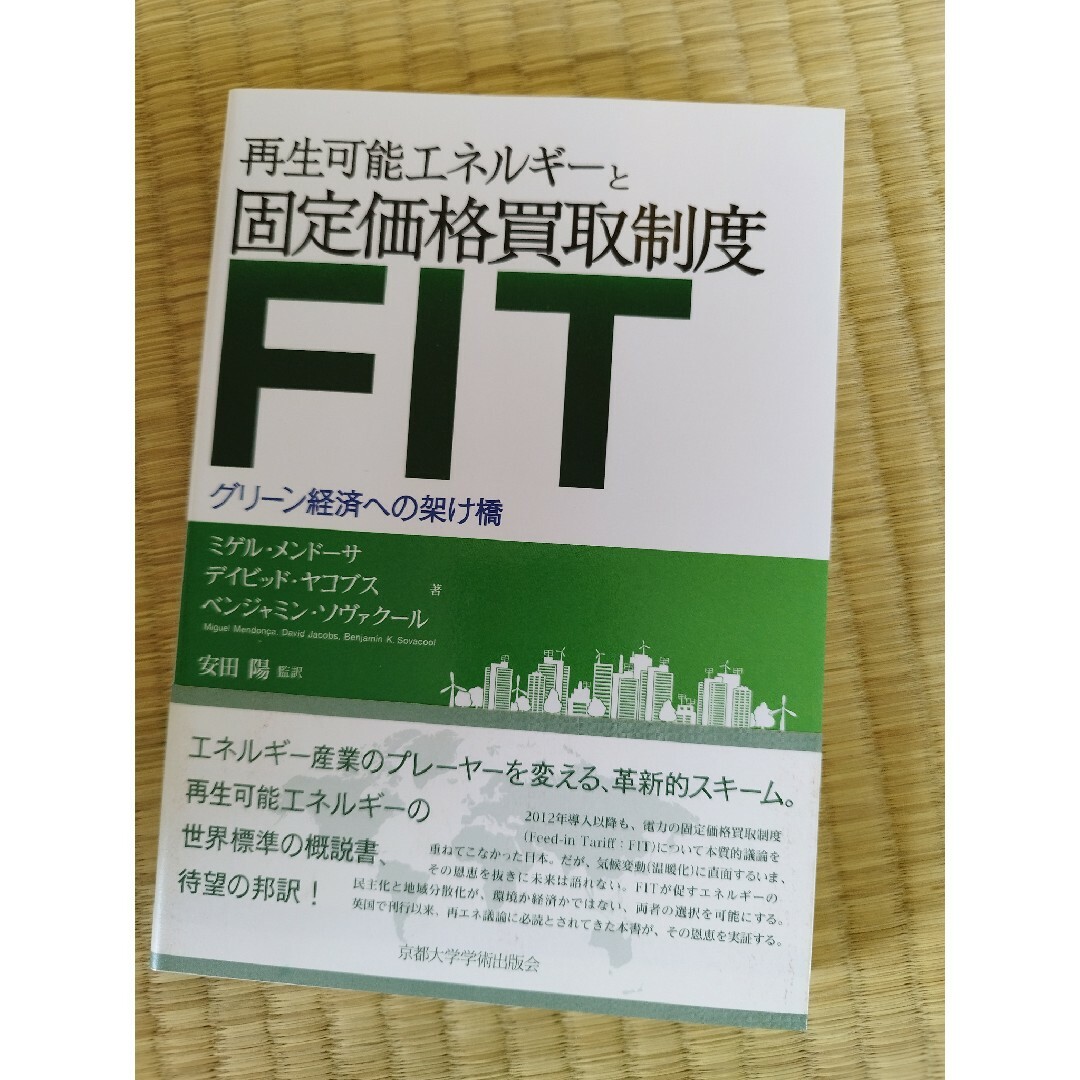 再生可能エネルギーと固定価格買取制度（ＦＩＴ） グリーン経済への架け橋 エンタメ/ホビーの本(ビジネス/経済)の商品写真