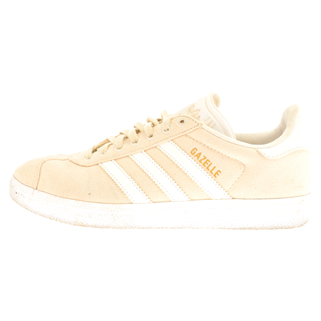 adidas アディダス GAZELLE ガゼル キャンバスローカットスニーカー ベージュ US6 1/2/24cm BC0407 | フリマアプリ  ラクマ