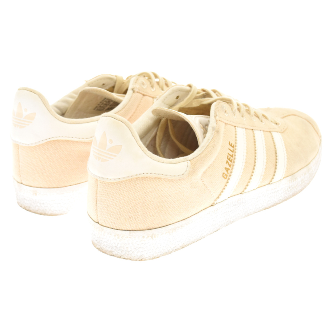 adidas アディダス GAZELLE ガゼル キャンバスローカットスニーカー ベージュ US6 1/2/24cm BC0407