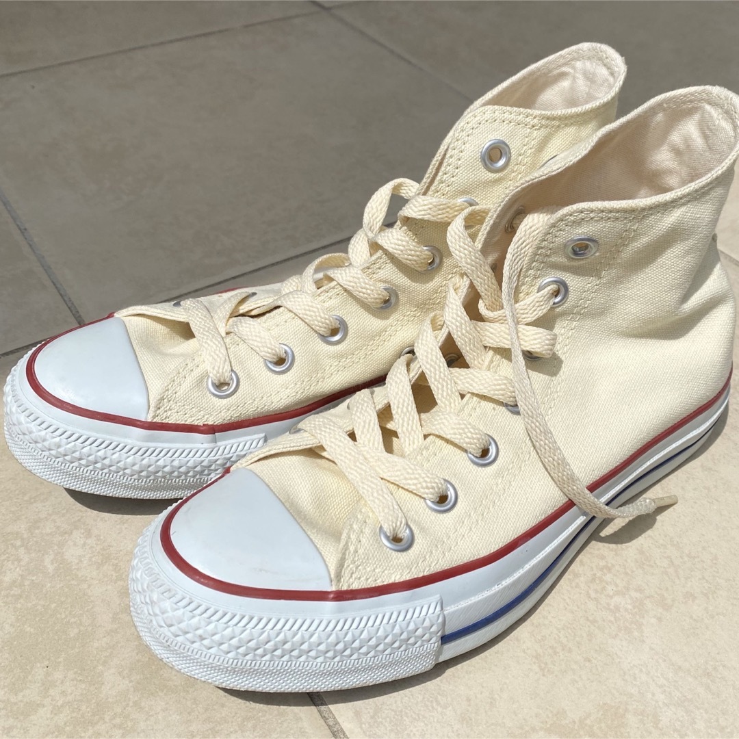 ALL STAR（CONVERSE）(オールスター)のコンバースオールスター　ホワイトスニーカー　23.0 レディースの靴/シューズ(スニーカー)の商品写真