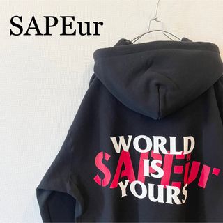 タグ付 SAPEur サプール WORLD MAP HOODIE  パーカー(パーカー)