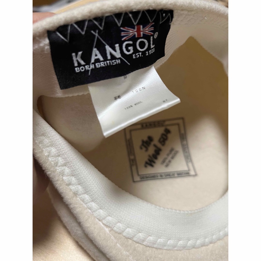 KANGOL(カンゴール)のカンゴール　ハンチング　白 レディースの帽子(ハンチング/ベレー帽)の商品写真