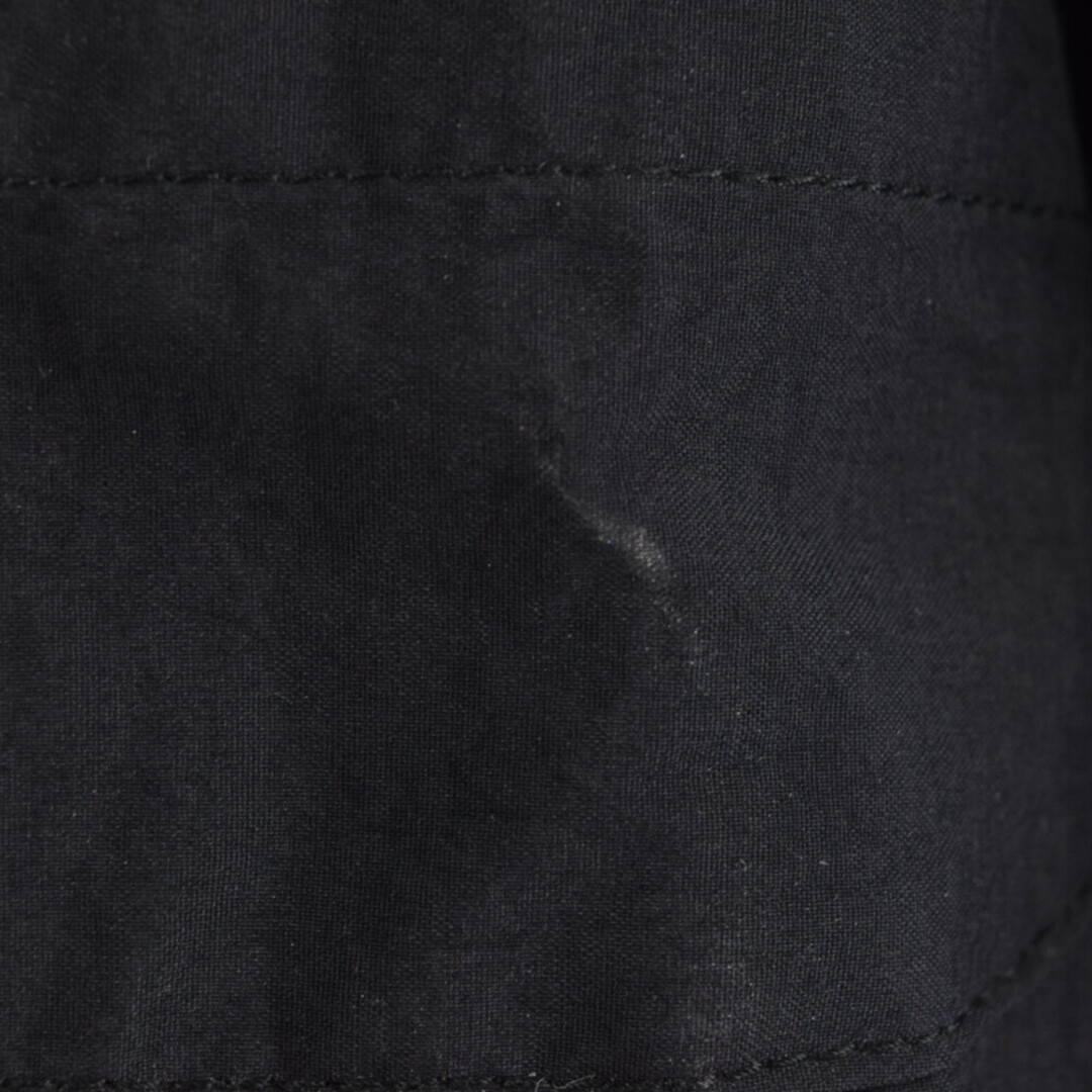 UNDERCOVER アンダーカバー 23SS NyストレッチタスランサイドZIP半袖シャツ ブラック UI1C4404 4