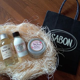 サボン(SABON)のSABON　ウェルカムキット　グリーンローズ(ボディスクラブ)